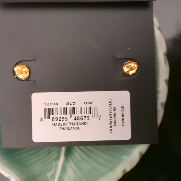 Coach Heart Drop Earings - Picture 3 of 3